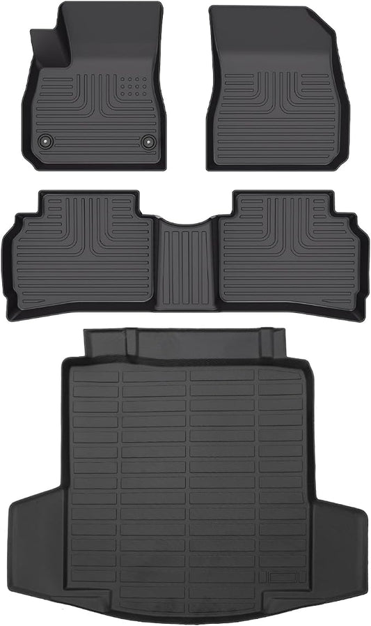Wayhigh-All Weather Floor Mats & Cargo Liner Set by Wayhigh
