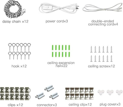 6 Pack LED Shop Light 4FT 60W, 8700LM Linkable Utility Garage Lights 5000K - Image 6