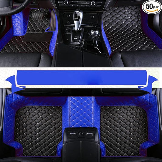 TAHALICustom Colors Car Floor Mats Black Pink by Unknown