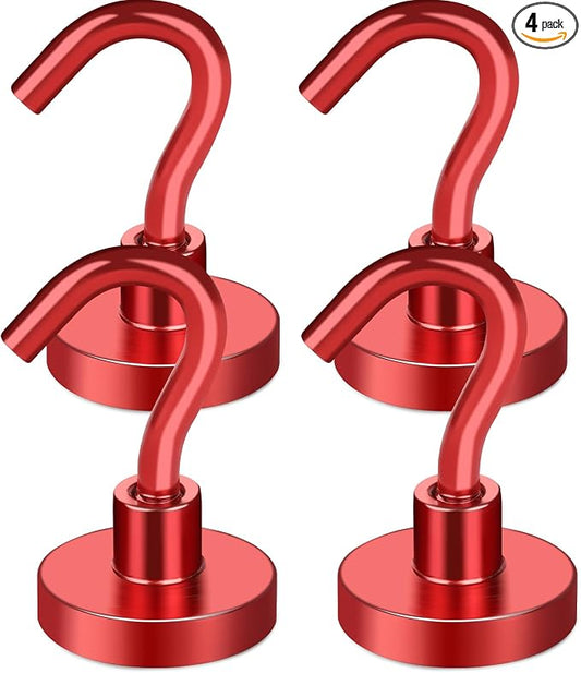 MIKEDE Magnetic Hooks Heavy Duty, 28LB+ Strong Magnets by MIKEDE