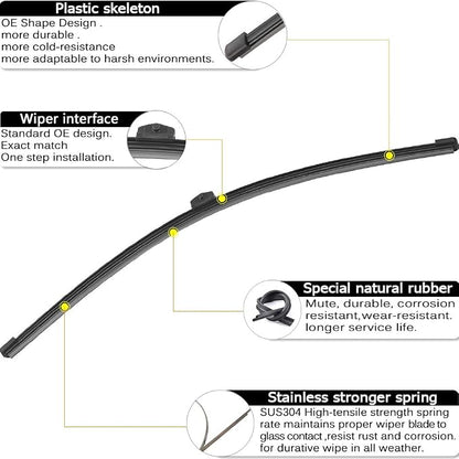 AUTOBOO 26"+22" Windshield Wipers Blades Replacement - Image 3