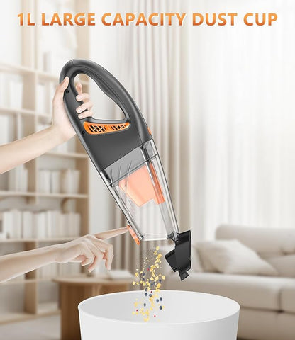 Handheld Vacuum Cordless, 18000Pa 160W Hand, 30Min Car Vacuum Portable Cordless - Image 6
