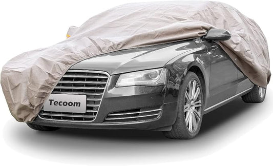 Tecoom Thick Shell Car Cover Super Breathable-Waterproof Windproof Snow Sun by Tecoom