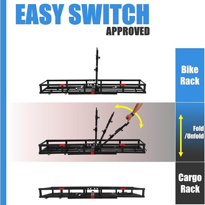 Hitch-Mount Bike Rack for Ebike Heavy-Duty - Image 5