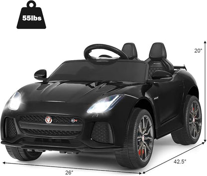 Costzon Ride on Car, 12V Licensed Jaguar F-Type SVR Battery Powered Kids' - Image 7