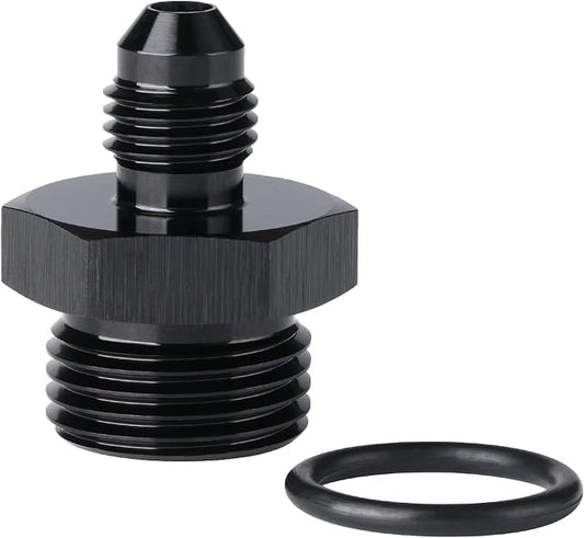 4AN Male Flare to 8AN ORB O-ring Boss Fuel Pump Rail Adapter Fitting Aluminum by Podavelle