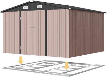 Aoxun 10x10 FT Shed Outdoor Storage Shed - Image 8
