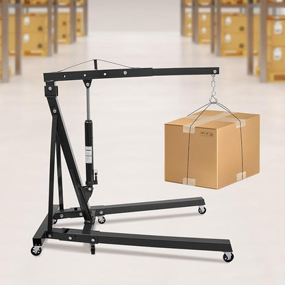 Folding Engine Crane 1 Ton Folding Engine Hoist 2200lbs Hydraulic Crane - Image 5
