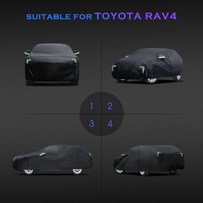 Car Cover Custom Fit for Toyota RAV4 1996-2025, Honda CRV 1997-2025, 6 Layers - Image 7