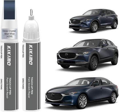 KIKIMO for Mazda Touch Up Paint), Car Paint Repair Kit for Mazda, 2 In 1 by KIKIMO