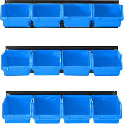 Ultrawall Wall Mounted Storage Bins, Plastic Hanging Storage Organizer Bins - Image 6