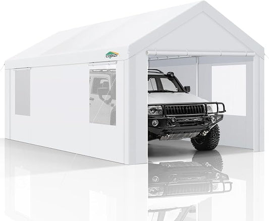 COBIZI Carports 10x20 Heavy Duty Car Canopy Garage by COBIZI