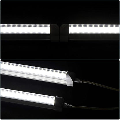 20 Pack, 8FT Led Shop Light, 144W 6000K 19800LM Clear White, Led Shop Light 8FT - Image 6