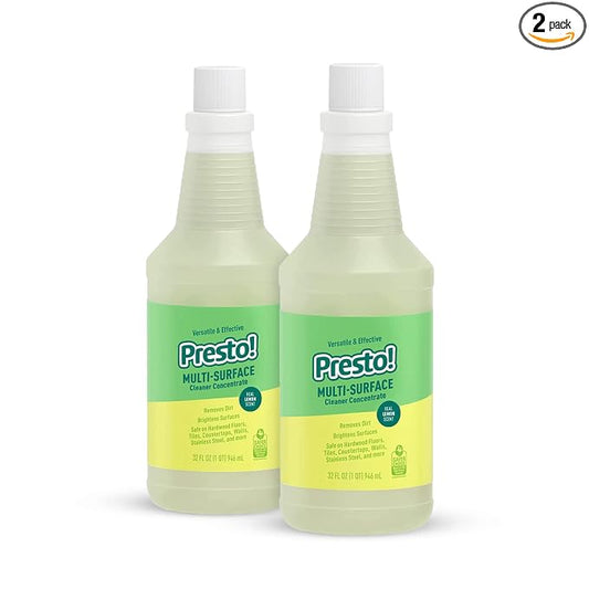 Amazon Brand - Presto! Multi-Surface Cleaner Concentrate, 2X Concentrated by Presto