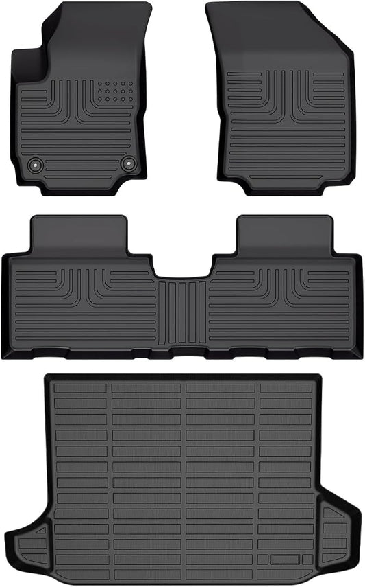 Wayhigh-All Weather Floor Mats & Cargo Liner Set by Wayhigh
