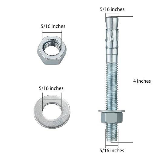 5/16x4" 30Pcs Inch Standard Fasteners - Image 2