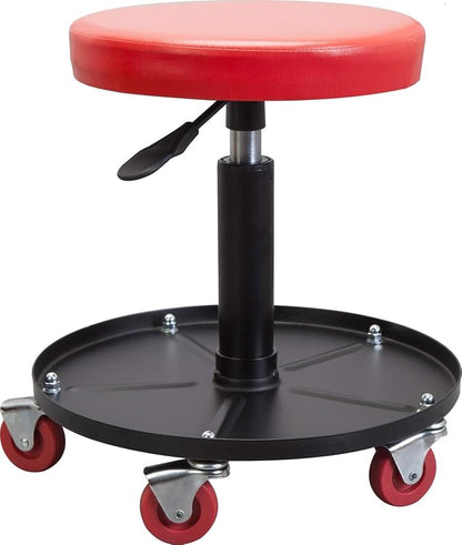 Big RED Creeper Garage/Shop Seat: Heavy Duty Rolling Pneumatic Padded by BIGRED