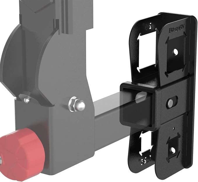 BougeRV Hitch Wall Mount, Adjustable 1.25"/2" Receiver, Heavy Duty 300LBS Bike - Image 8