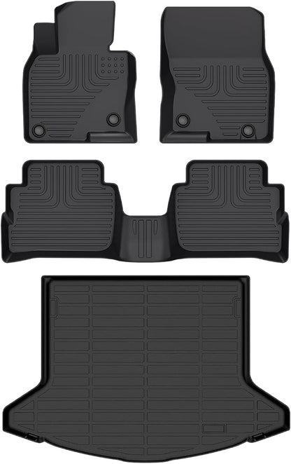 All Weather Floor Mats and Cargo Liners Set Fit by Wayhigh