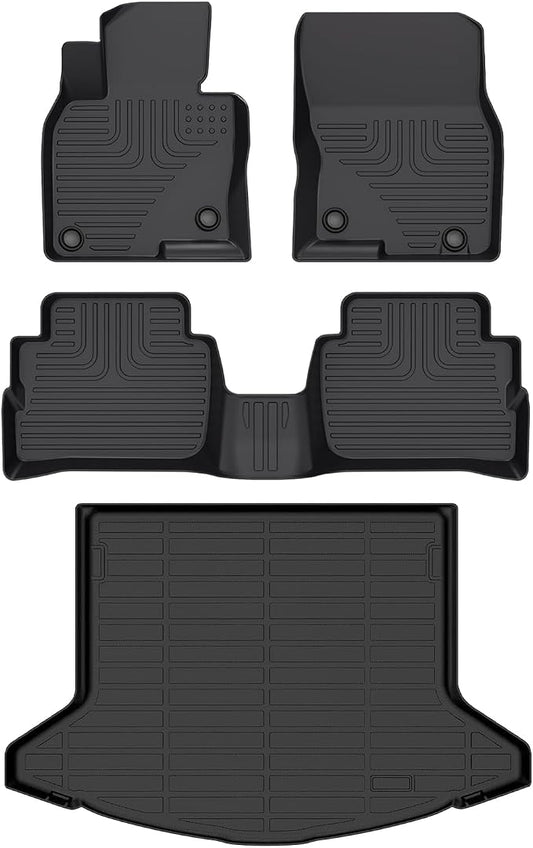 All Weather Floor Mats and Cargo Liners Set Fit by Wayhigh