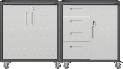 Metal Tool Cabinet, Garage Storage Cabinet System, Wall Cabinet & Locking by VIYET