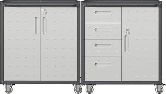 Metal Tool Cabinet, Garage Storage Cabinet System, Wall Cabinet & Locking by VIYET