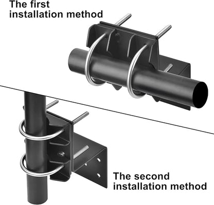 Antenna Mount Outdoor Antenna Pole Mast Mount Bracket- Heavy Duty Steel - Image 4