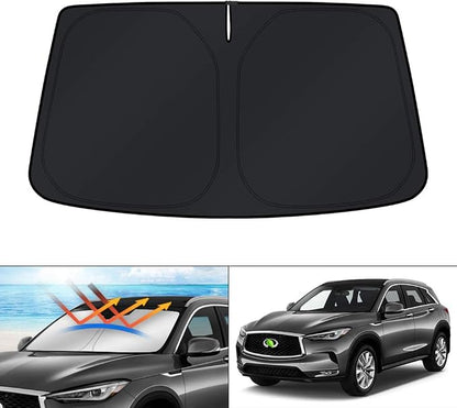 KUST Windshield Sun Shade for 2019-2021 Infiniti QX50 & 2021-2025 2026 QX55 by KUST
