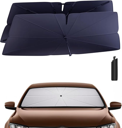 Windshield Sun Shade Umbrella for 2011-2018 Volkswagen VW Jetta Accessories: by HIMUMOY