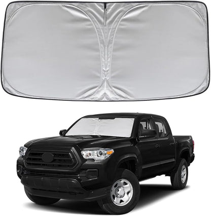 KAYZT Windshield Sun Shade for Toyota Tacoma 2016-2025 Foldable Sunshade Front by KAYZT