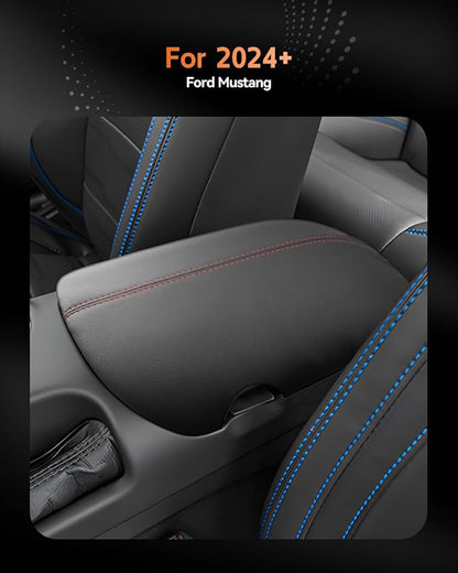 CDEFG for Ford Mustang 2024-2025 Center Console Cover Armrest Box Cover for - Image 2