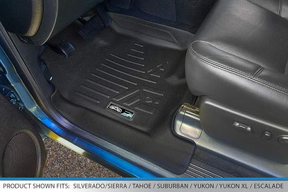 MAXLINER Custom Fit Floor Mats 2 Row Liner Set Compatible - Image 2