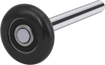 XiKe 10 Pack Black 2" Nylon Garage Door Roller 4" Stem, Quiet/Durable and High - Image 5