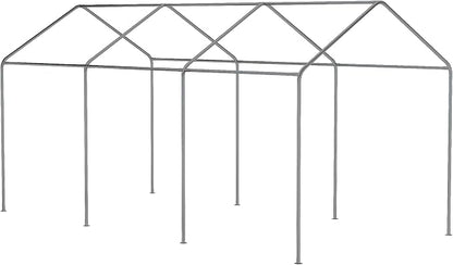Outsunny 10' x 20' Party Tent and Carport, Height Adjustable Portable Garage - Image 8