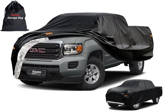 Kayme Truck Cover Custom Fit GMC Canyon Extended/Crew Cab Short Bed. Full by kayme