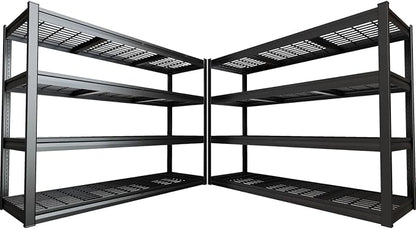 67" Wide Garage Shelving Unit, 3500 LBS Capacity, Industrial Adjustable Shelves by PMKES