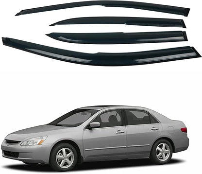 4PCS Rain Guards Window Visors Fit - Image 8