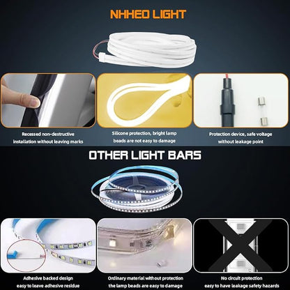 Car LED Strip Light For Trunk, 158Inch IP67 Silicone Waterproof Neon Light - Image 3