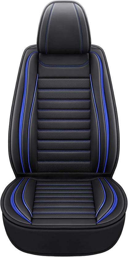 Leather Car Seat Covers Full Set, Universal Faux Leather Car Seat Covers 5 Seats - Image 5