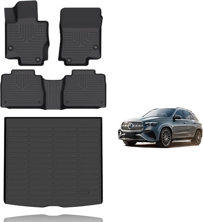 Floor Mats and Cargo Liner Set Fit by Wayhigh