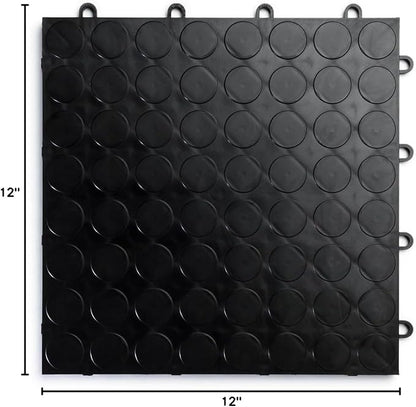 Big Floors RaceDeck CircleTrac, Interlocking Non-Slip Garage Flooring Tile - Image 8