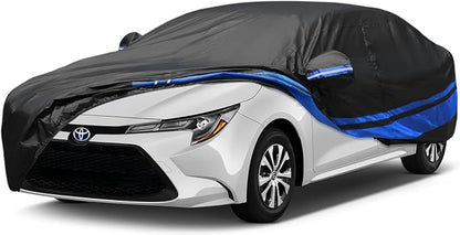 10-Layer for Toyota Corolla Car Cover Waterproof All Weather for Automobiles by ATHUPEAD