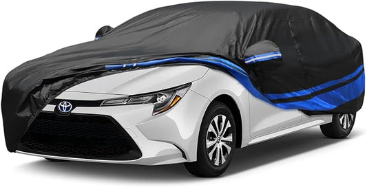 10-Layer for Toyota Corolla Car Cover Waterproof All Weather for Automobiles by ATHUPEAD