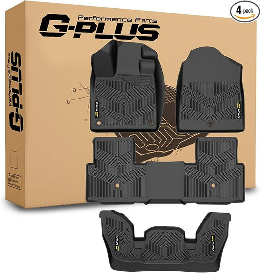 G-PLUS Heavy Duty TPE Floor Mats Cargo Liner Fit by G-PLUS