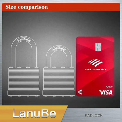 LanuBe Lock Laminated keyed Padlock, keyed Alike Locks, Normal Shackle - Image 4