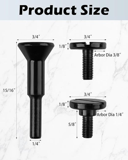 Cut Off Wheel Mounting Mandrel Holder 3/8" & 1/4" Arbor Hole, 4 Pack Cut-Off - Image 2