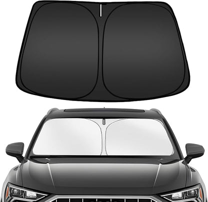 ARISMOTOR Windshield Sun Shade for Audi Q3 2019-2025, Custom Fit Foldable Front by ARISMOTOR
