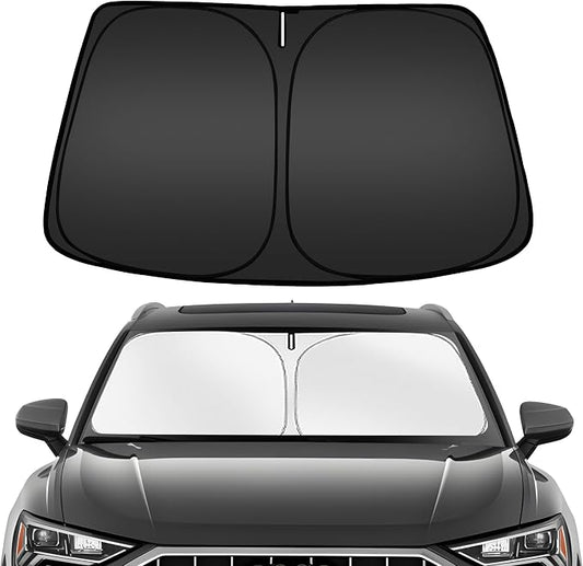 ARISMOTOR Windshield Sun Shade for Audi Q3 2019-2025, Custom Fit Foldable Front by ARISMOTOR