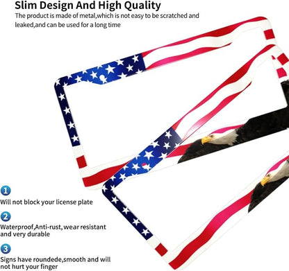 American Flag License Plate Frame American Flag License Plate Holder American - Image 5