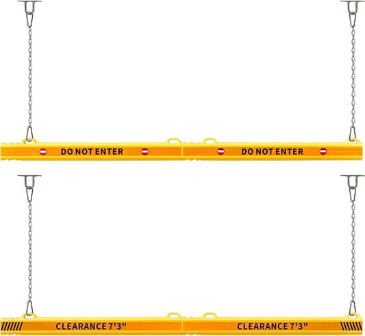 78" Parking Garage Height Clearance Bar by OranLite